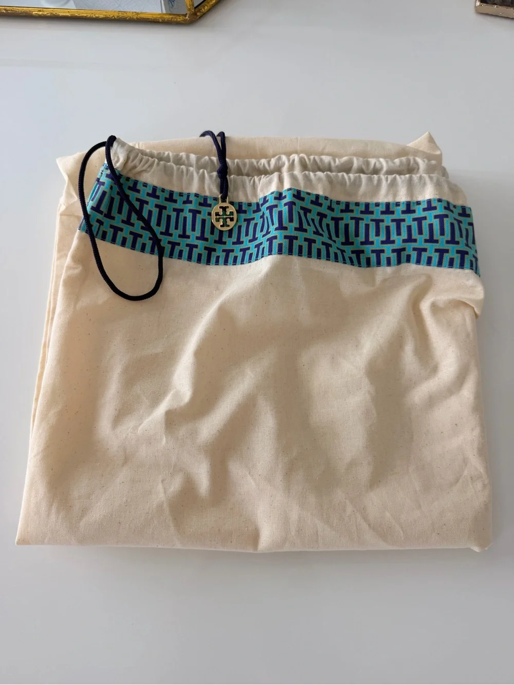 TORY BURCH MCGRAW BLUSH PEBBLED LEATHER TASSEL TOTE